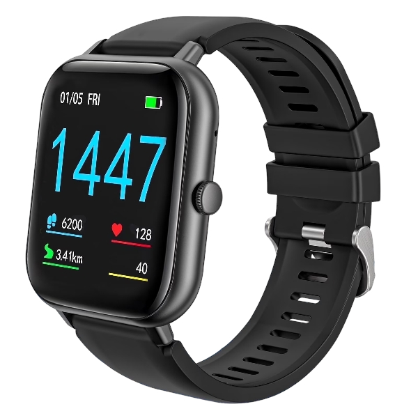 VILINICE Smart Watch for Women Men, Smartwatch Compatible with Android and iPhone, IP68 Waterproof, Fitness Tracker, 100+ Sport Modes, Smart Watch with Bluetooth Call(AnswerMake Calls), Black